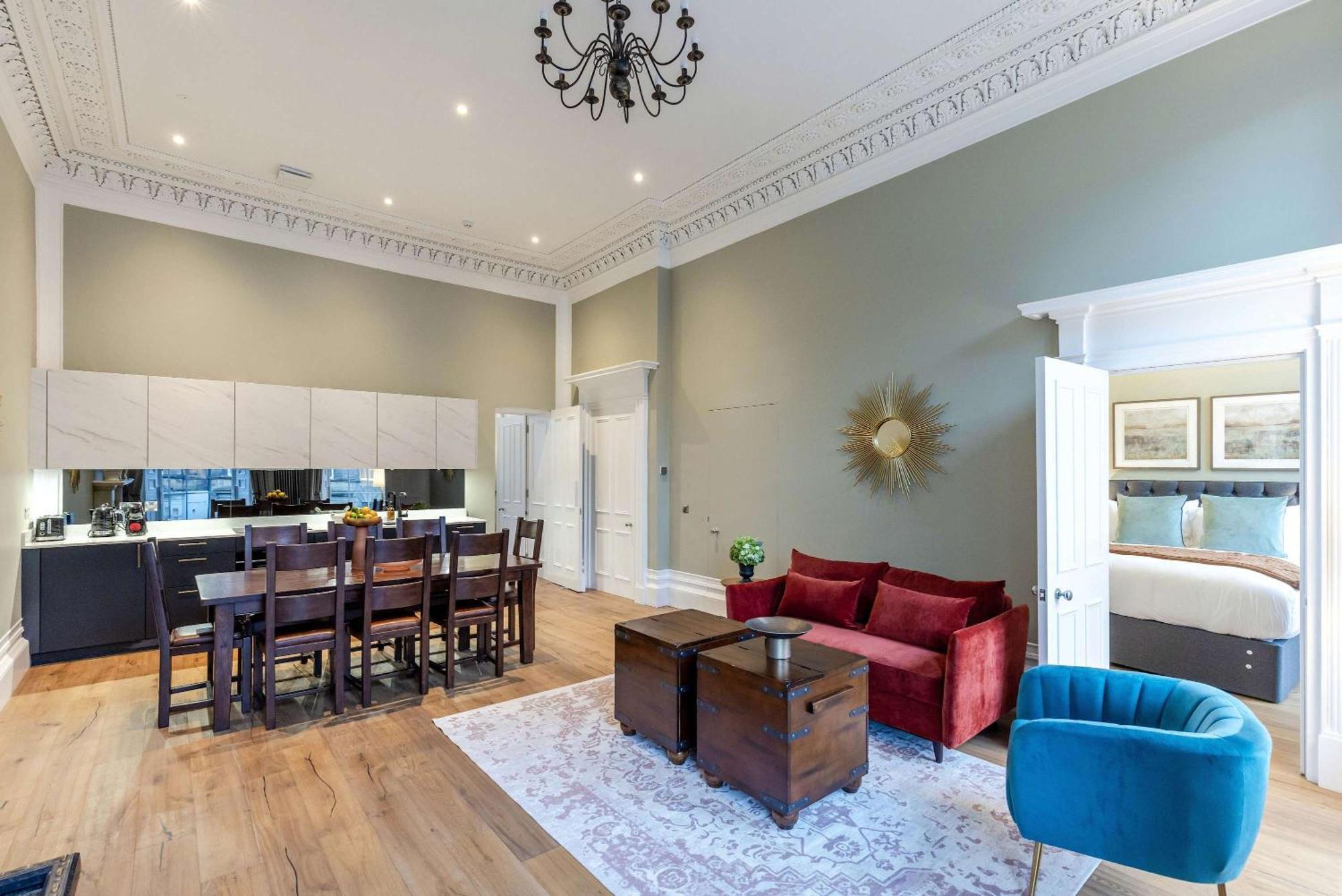 Dragon Suites Luxury Apartments At 9 Albyn Place EDI Exterior foto