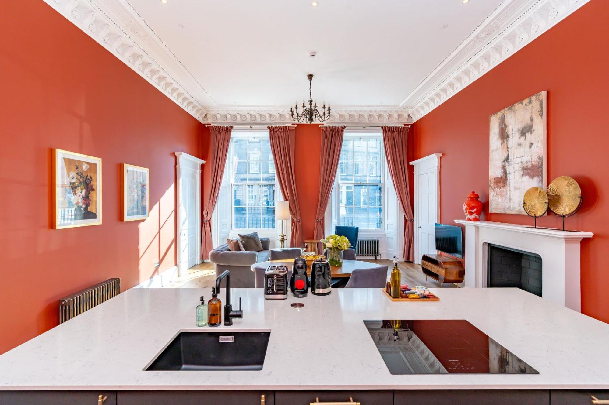 Dragon Suites Luxury Apartments At 9 Albyn Place EDI Exterior foto