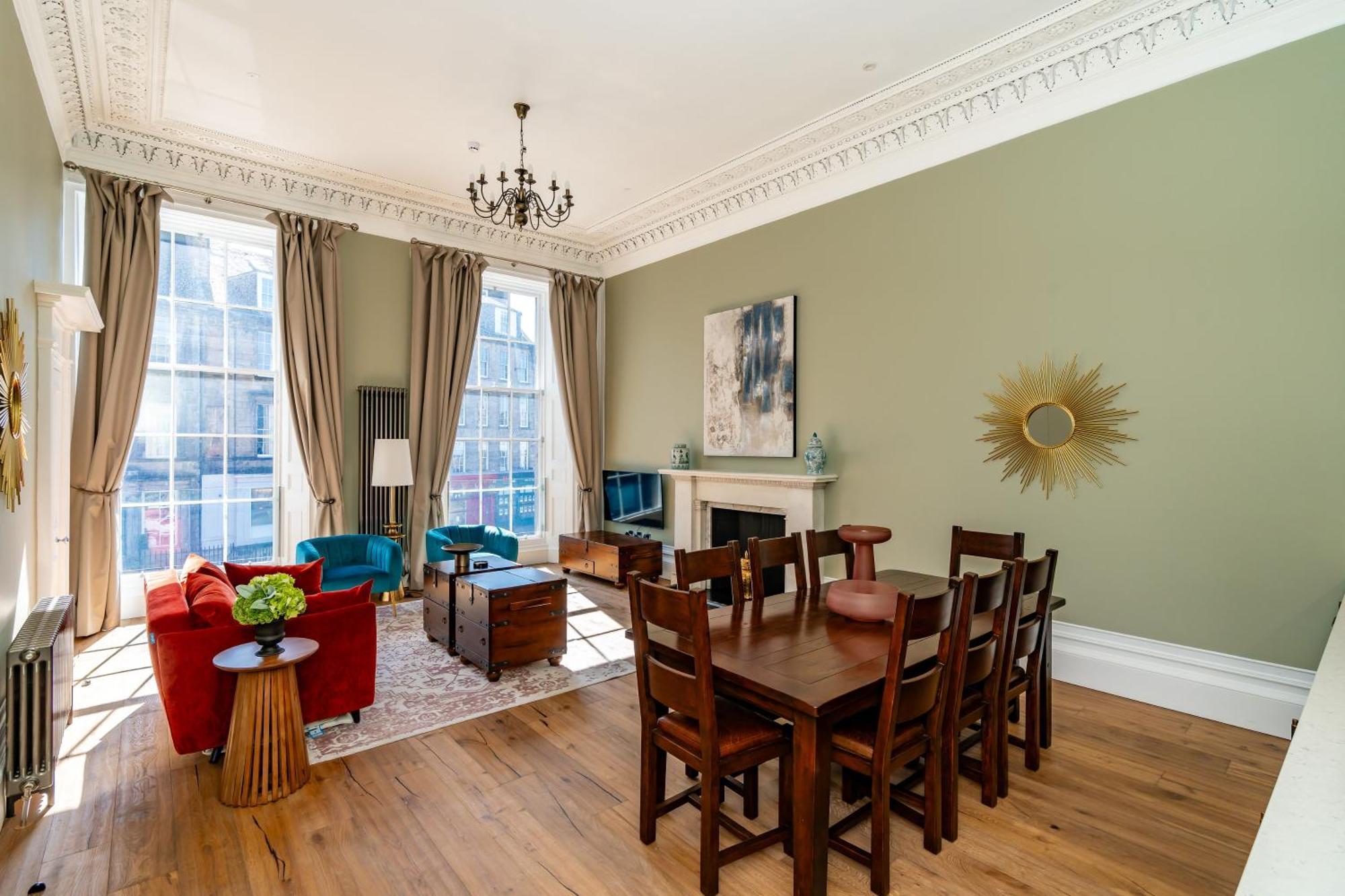 Dragon Suites Luxury Apartments At 9 Albyn Place EDI Exterior foto